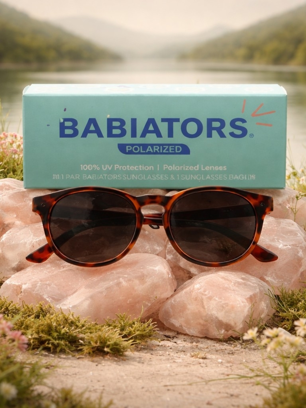 Babiators Tortoiseshell & A Little Lilac Frame Sunglasses For 0-2 Years